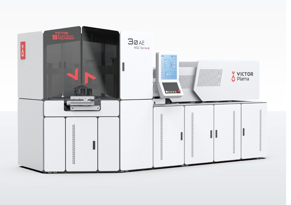 All-electric injection blow moulding machine for clean-room pharmaceutical production